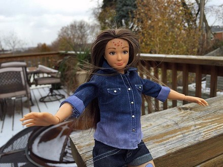 Boneca Barbie idealizada pelas mãos do artista Nickolay Lamm.